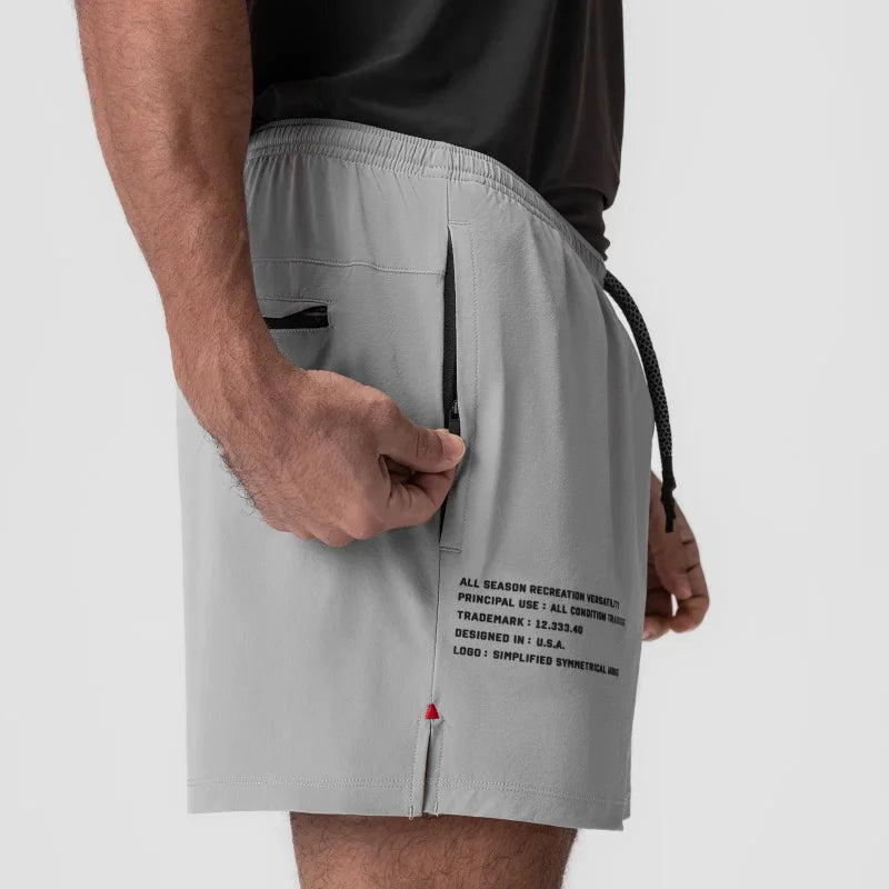 Short Esportivo Dry Fit Masculino Com Zíper 206