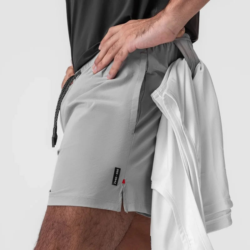 Short Esportivo Dry Fit Masculino Com Zíper 206