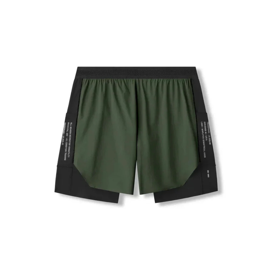 Short Esportivo Dry Fit Masculino Com Bermuda de Compressão 202