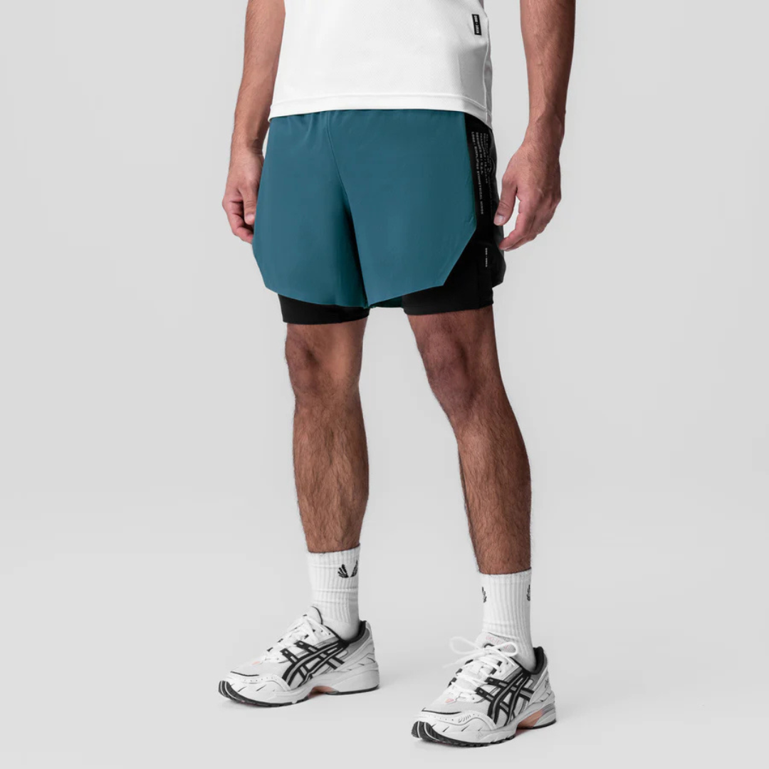 Short Esportivo Dry Fit Masculino Com Bermuda de Compressão 202