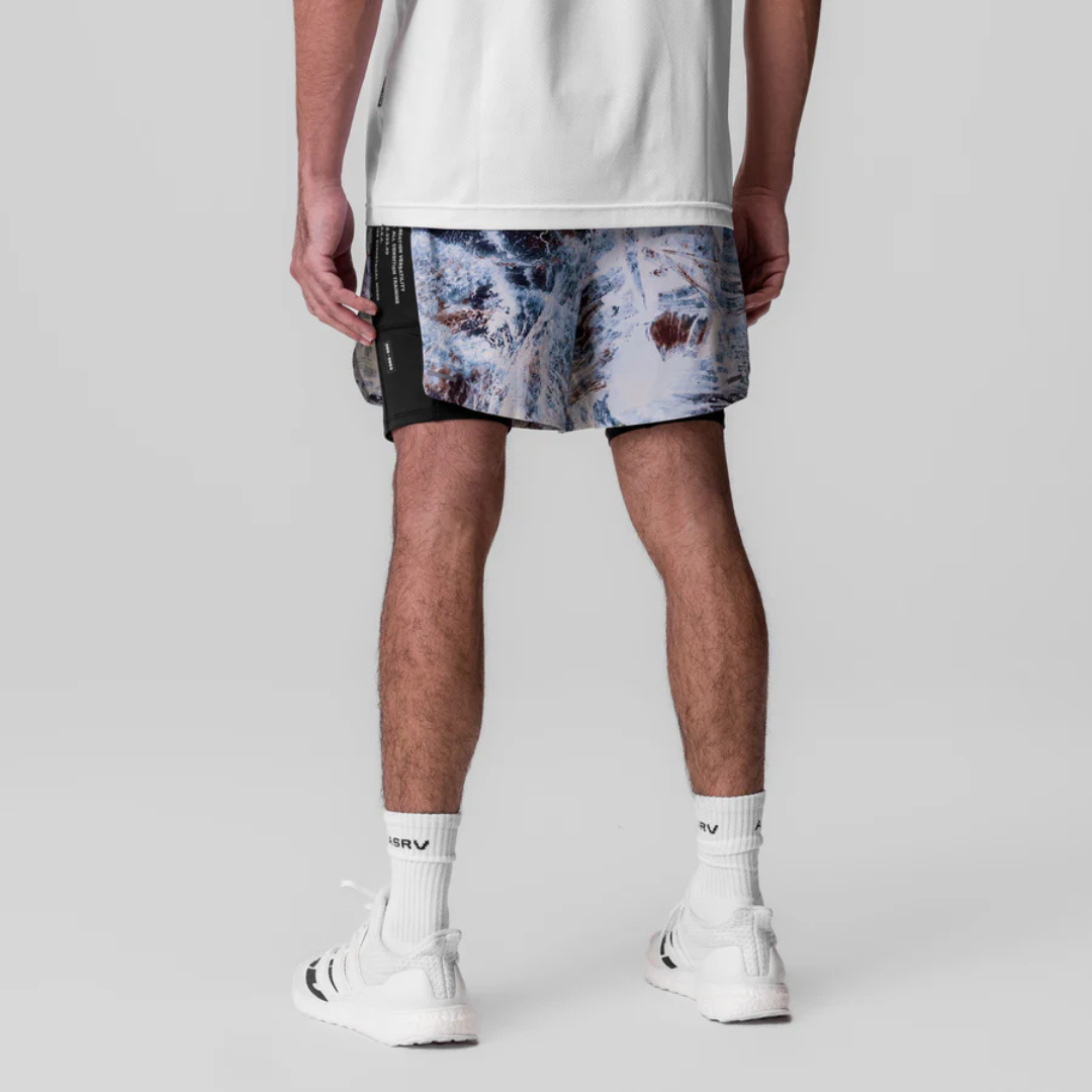 Short Esportivo Dry Fit Masculino Com Bermuda de Compressão 202