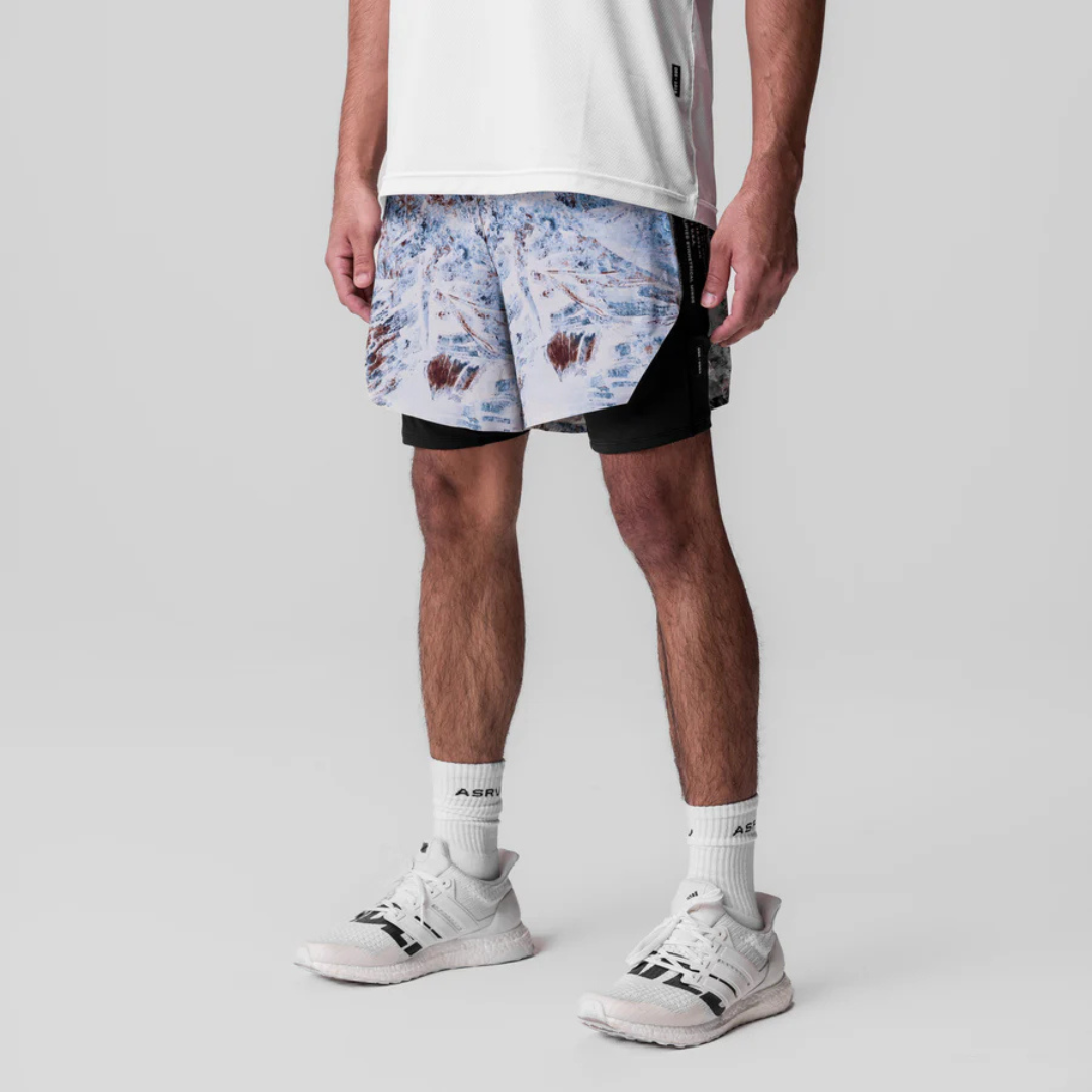 Short Esportivo Dry Fit Masculino Com Bermuda de Compressão 202