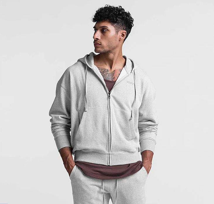 Moletom Esportivo de Algodão Masculino Com Capuz 405