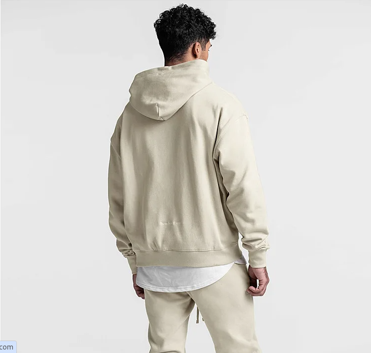 Moletom Esportivo de Algodão Masculino Com Capuz 405
