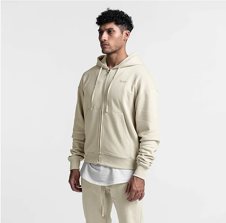 Moletom Esportivo de Algodão Masculino Com Capuz 405