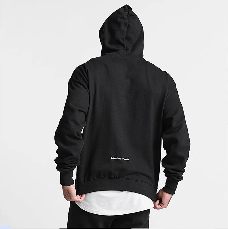 Moletom Esportivo de Algodão Masculino Com Capuz 405