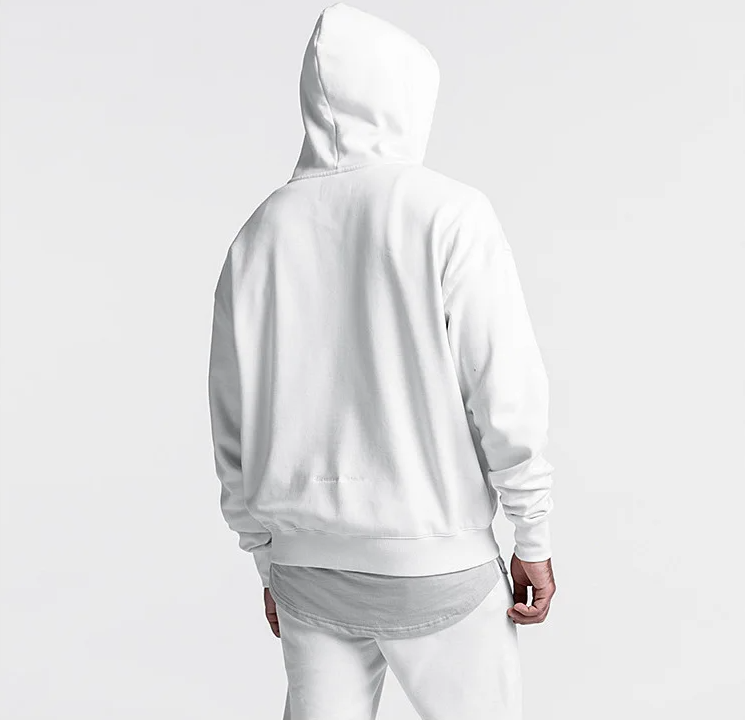 Moletom Esportivo de Algodão Masculino Com Capuz 405