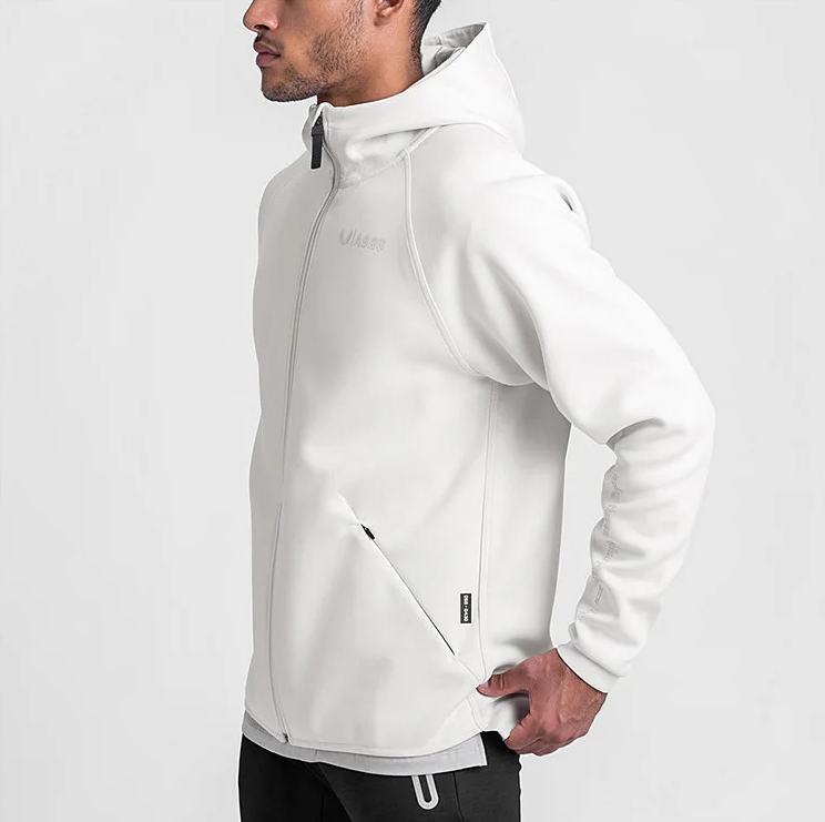 Moletom Esportivo de Algodão Masculino Com Zíper 414