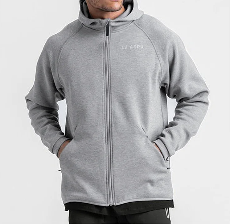 Moletom Esportivo de Algodão Masculino Com Zíper 414