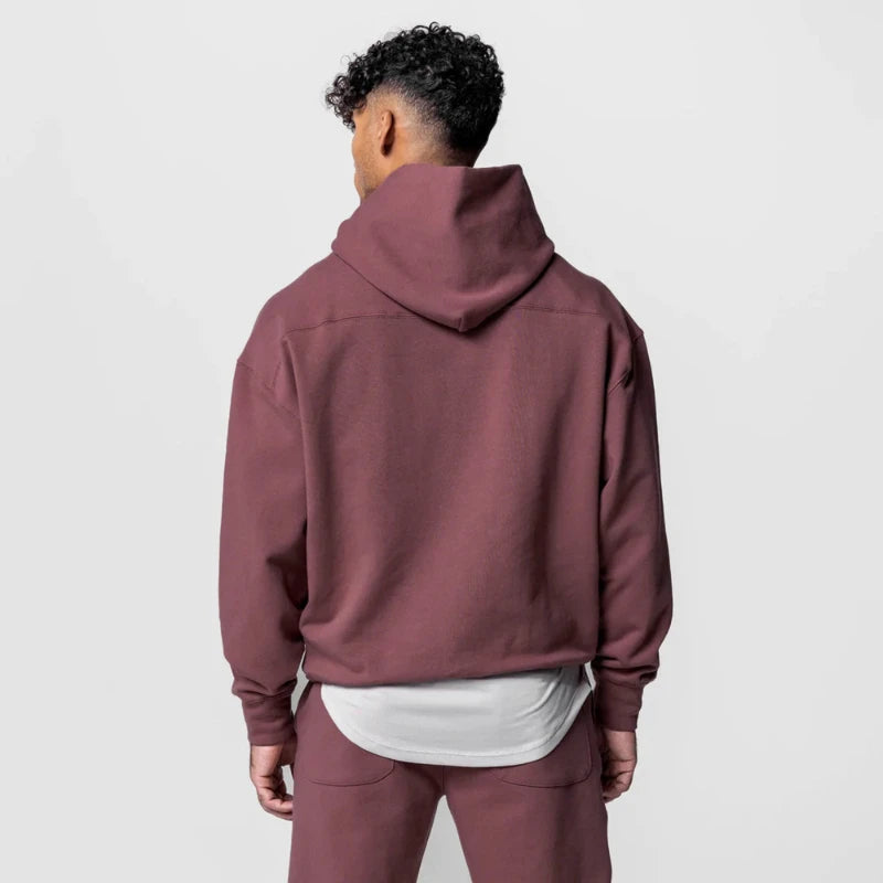 Moletom Esportivo de Algodão Masculino Com Capuz 419