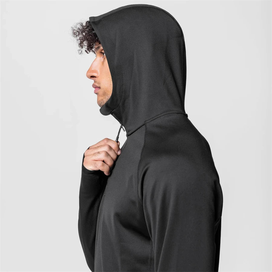 Moletom Esportivo Dry Fit Masculino Com Zíper 418