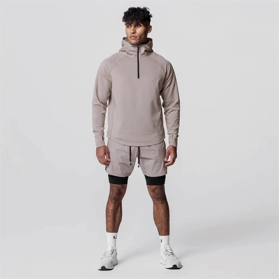 Moletom Esportivo Dry Fit Masculino Com Zíper 418