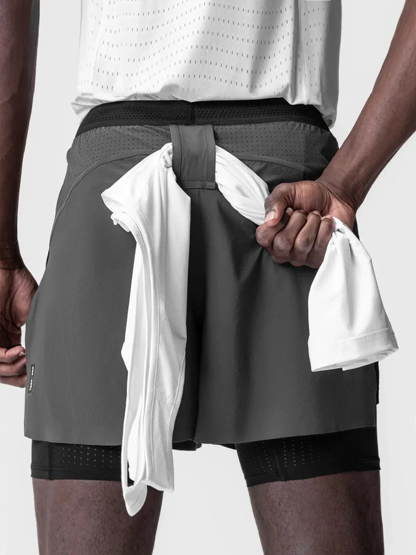 Short Esportivo Dry Fit Com Bermuda de Compressão 203
