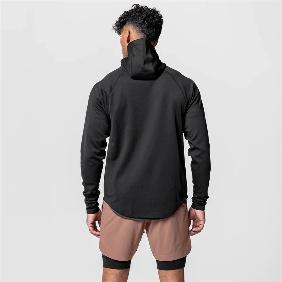 Moletom Esportivo Dry Fit Masculino Com Zíper 418
