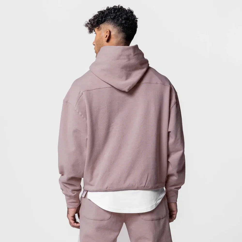 Moletom Esportivo de Algodão Masculino Com Capuz 419