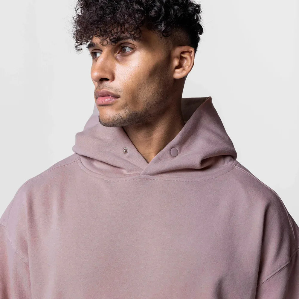 Moletom Esportivo de Algodão Masculino Com Capuz 419