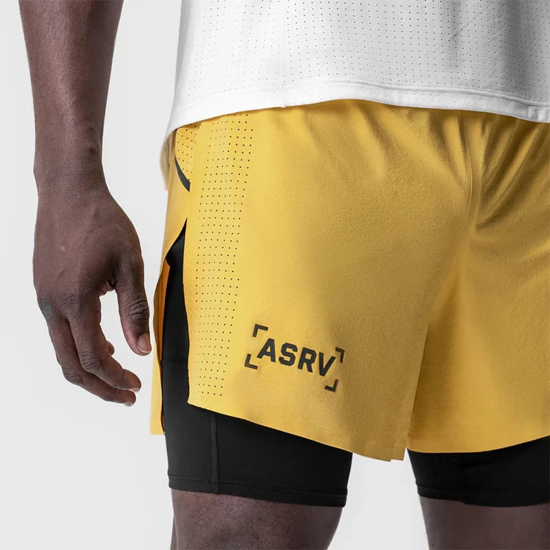 Short Esportivo Dry Fit Com Bermuda de Compressão 203