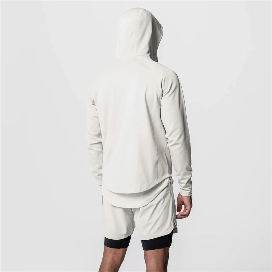Moletom Esportivo Dry Fit Masculino Com Zíper 418