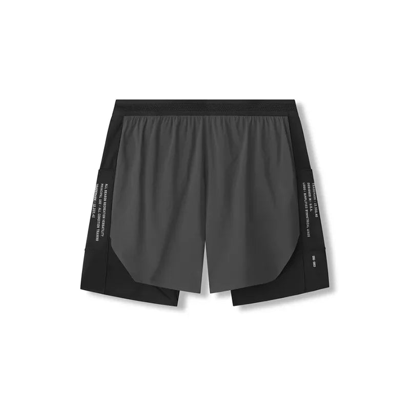 Short Esportivo Dry Fit Masculino Com Bermuda de Compressão 202
