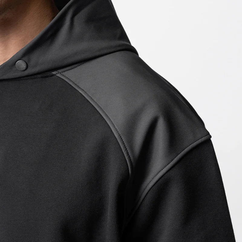 Moletom Esportivo de Algodão Masculino Com Capuz 402