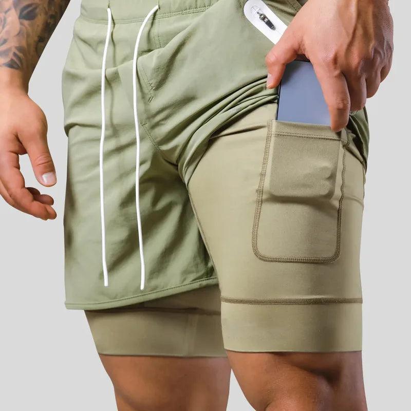 Bermuda All Fit Training Camada Dupla - All Fit Sport