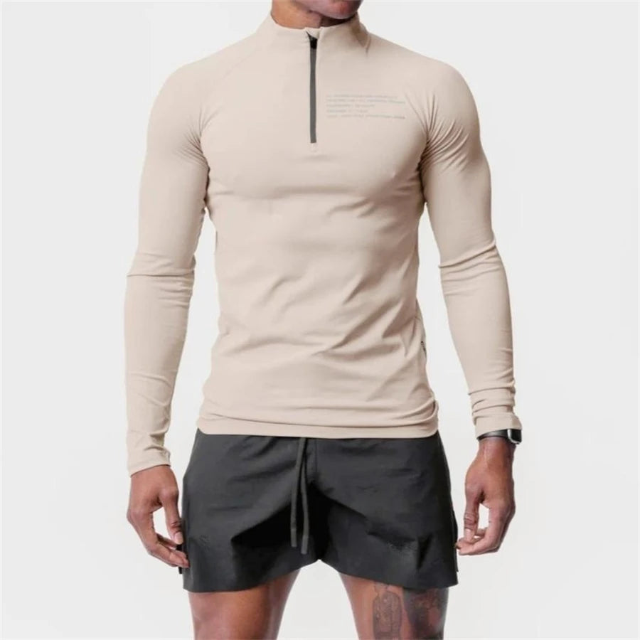 Camisa Esportiva Dry Fit Corrida Masculina Manga Longa