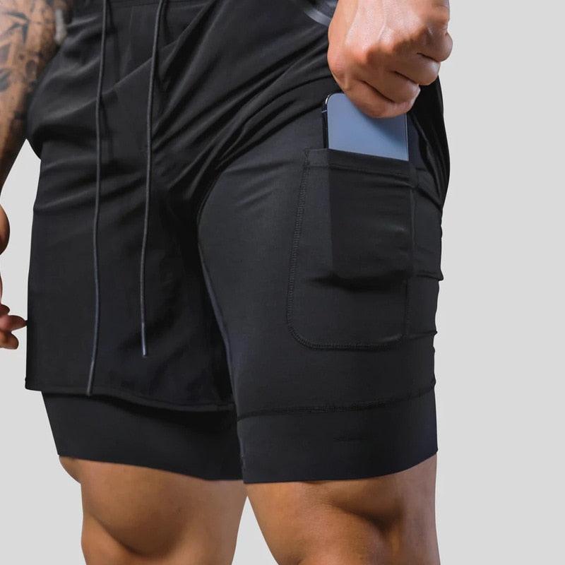 Bermuda All Fit Training Camada Dupla - All Fit Sport