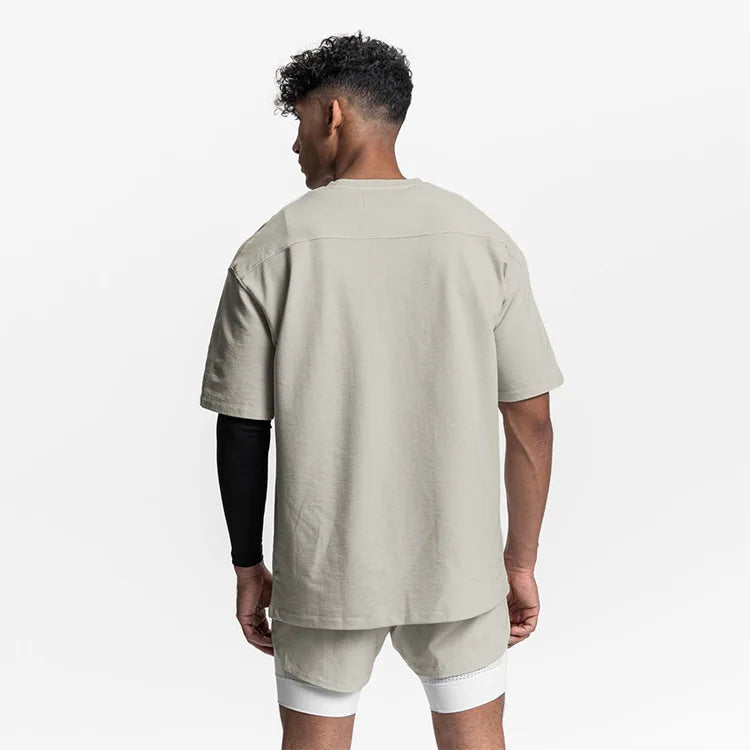 Camiseta Esportiva Oversized Retrô Masculina 808