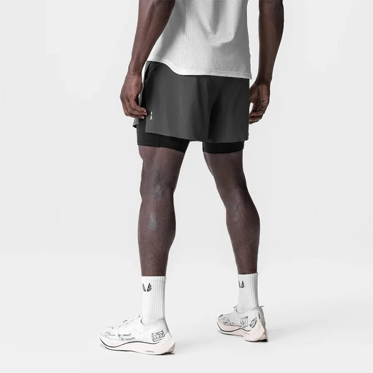 Short Esportivo Dry Fit Com Bermuda de Compressão 203