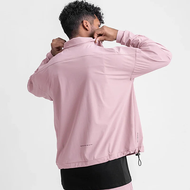 Jaqueta Esportiva Dry Fit Masculina Com Zíper 419