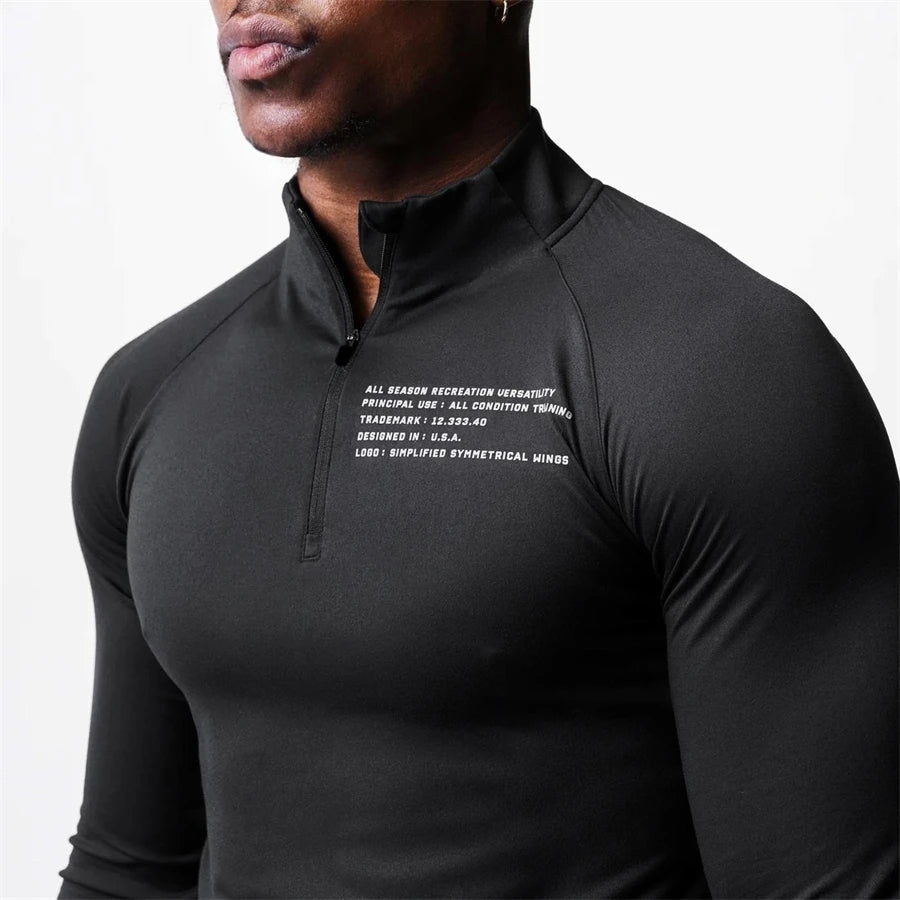 Camisa Esportiva Dry Fit Corrida Masculina Manga Longa