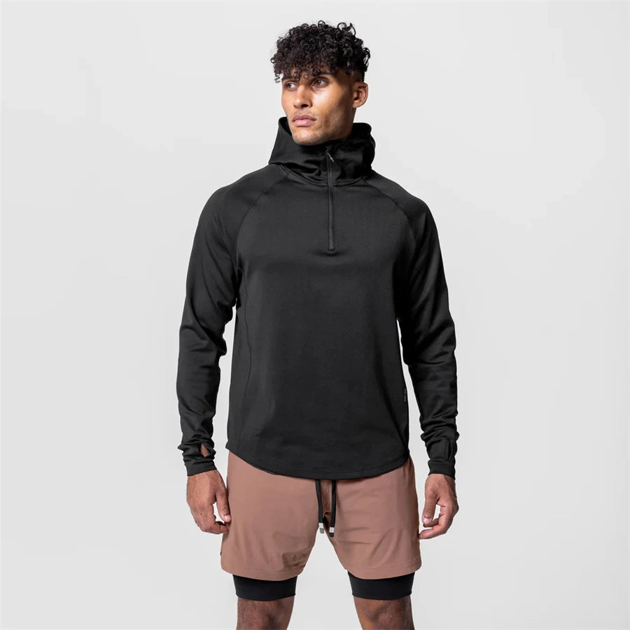 Moletom Esportivo Dry Fit Masculino Com Zíper 418