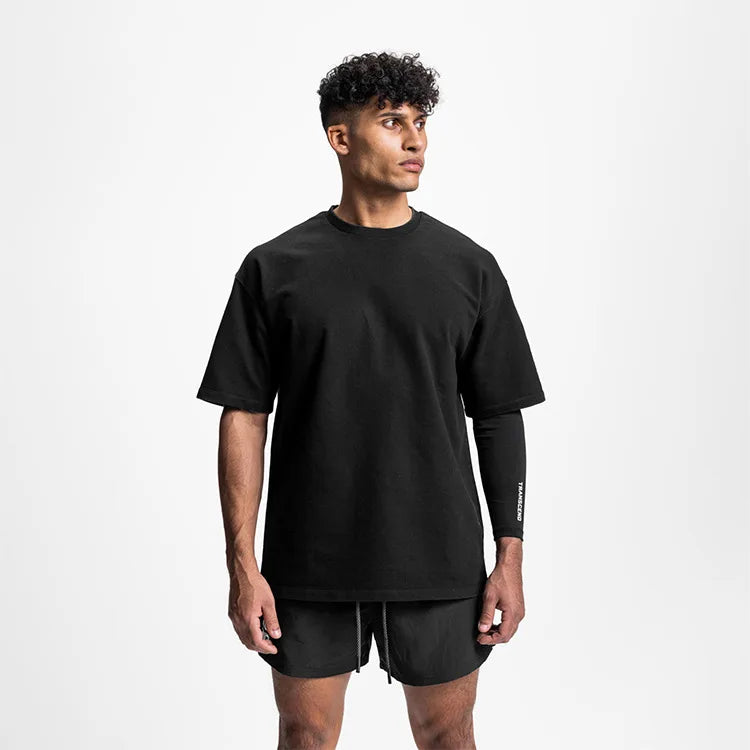 Camiseta Esportiva Oversized Retrô Masculina 808