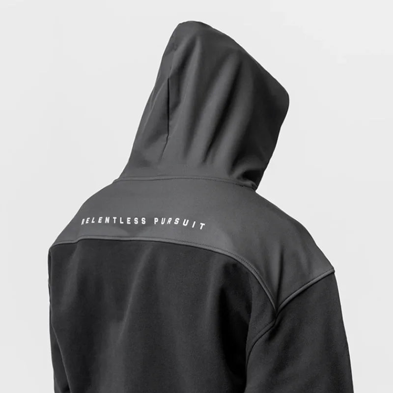 Moletom Esportivo de Algodão Masculino Com Capuz 402