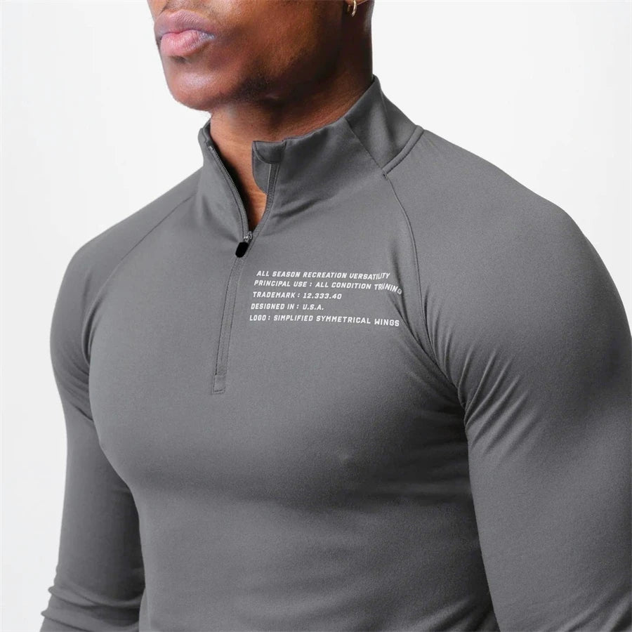 Camisa Esportiva Dry Fit Corrida Masculina Manga Longa