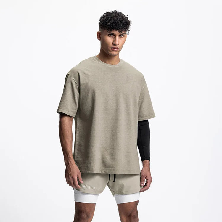 Camiseta Esportiva Oversized Retrô Masculina 808