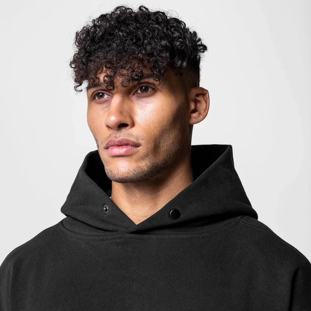 Moletom Esportivo de Algodão Masculino Com Capuz 419