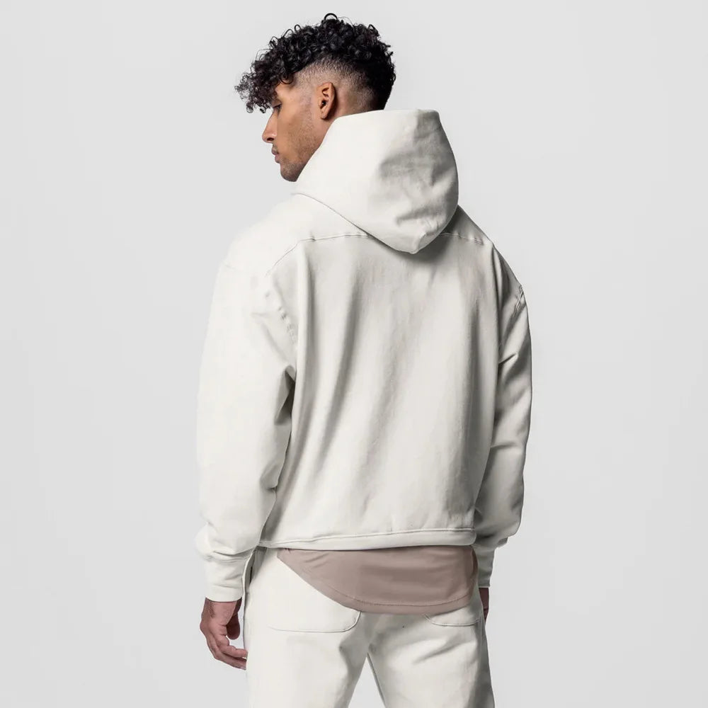 Moletom Esportivo de Algodão Masculino Com Capuz 419