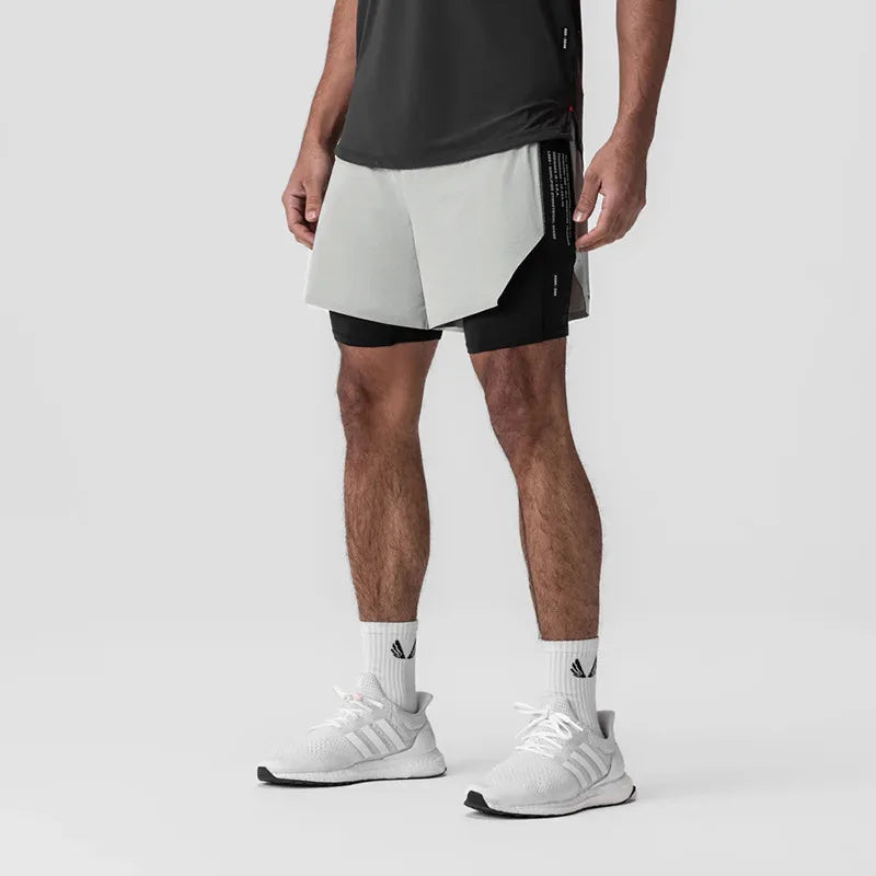 Short Esportivo Dry Fit Masculino Com Bermuda de Compressão 202