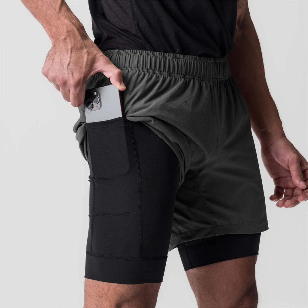 Short All Fit Running Camada Dupla - All Fit Sport