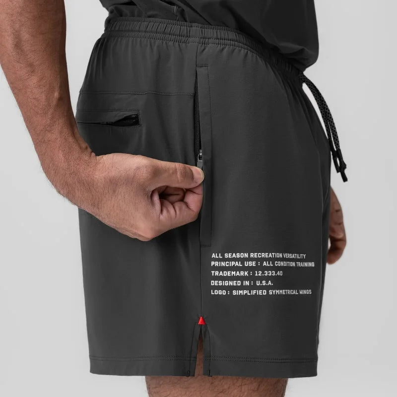 Short Esportivo Dry Fit Masculino Com Zíper 206