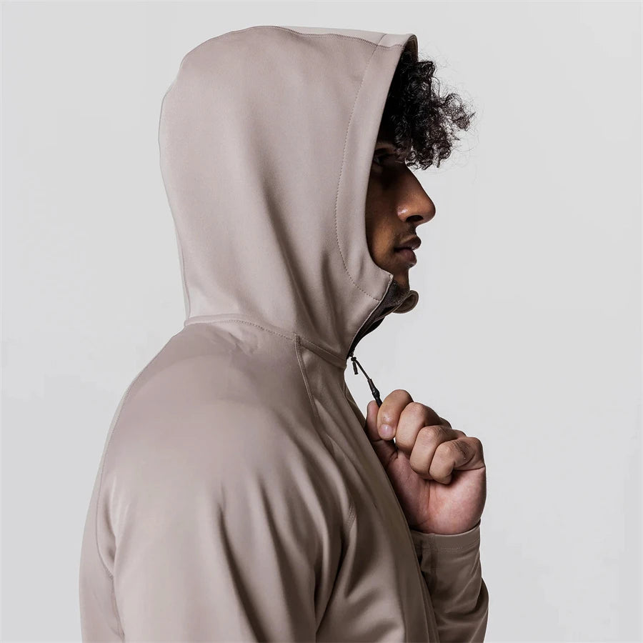 Moletom Esportivo Dry Fit Masculino Com Zíper 418