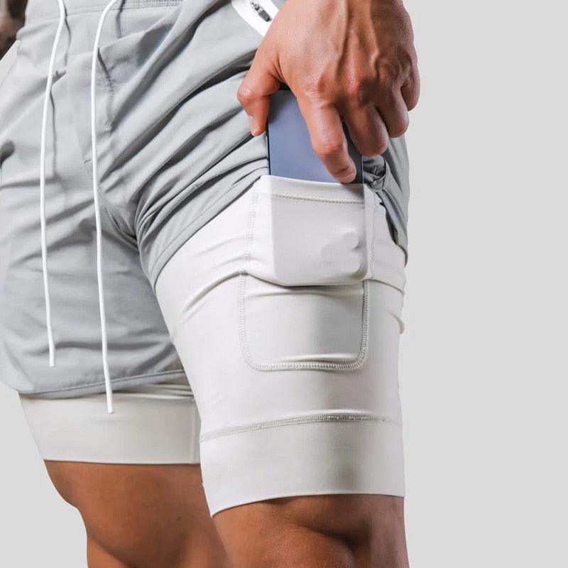 Bermuda All Fit Training Camada Dupla - All Fit Sport