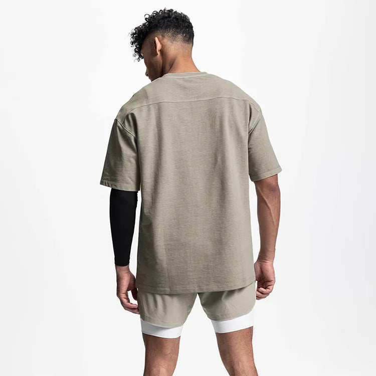 Camiseta Esportiva Oversized Retrô Masculina 808