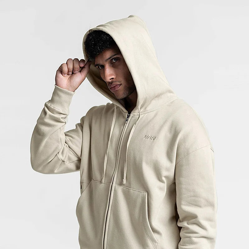 Moletom Esportivo de Algodão Masculino Com Capuz 405