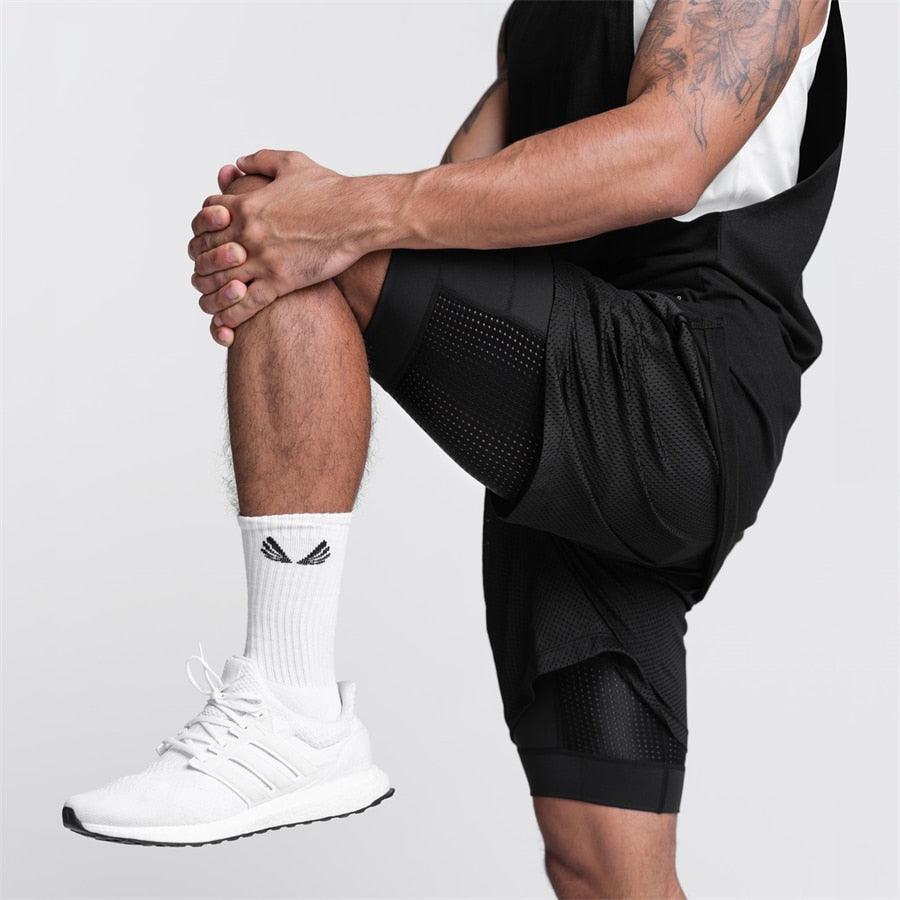 Bermuda All Fit Pro Respirável Camada Dupla - All Fit Sport