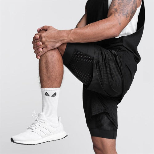 Bermuda All Fit Pro Respirável Camada Dupla - All Fit Sport