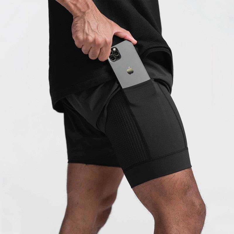 Bermuda All Fit Respirável Camada Dupla - All Fit Sport